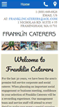 Mobile Screenshot of franklincaterers.com